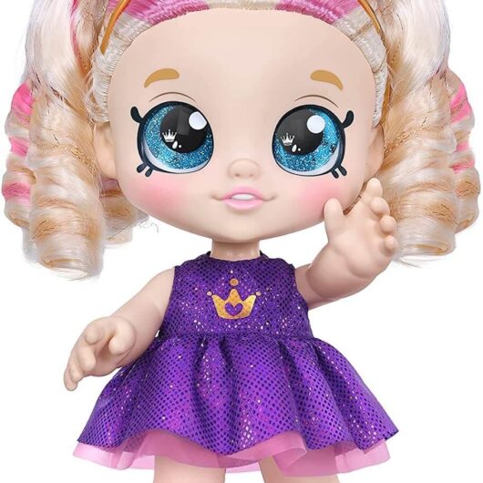 Kindi Kids Tiara Sparkles Royal Candy Scented 10" Doll