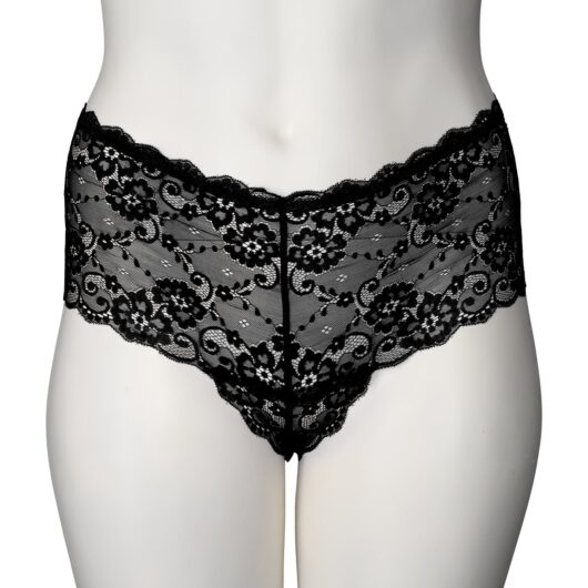 NORTIE Evening-Promise High-Waisted Crotchless Hipster Plus Size - Black - Plus size