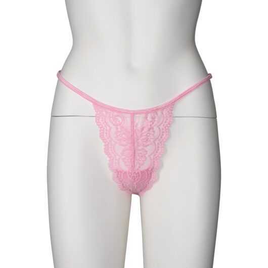 NORTIE Saga Lace G-String - Pink - One size