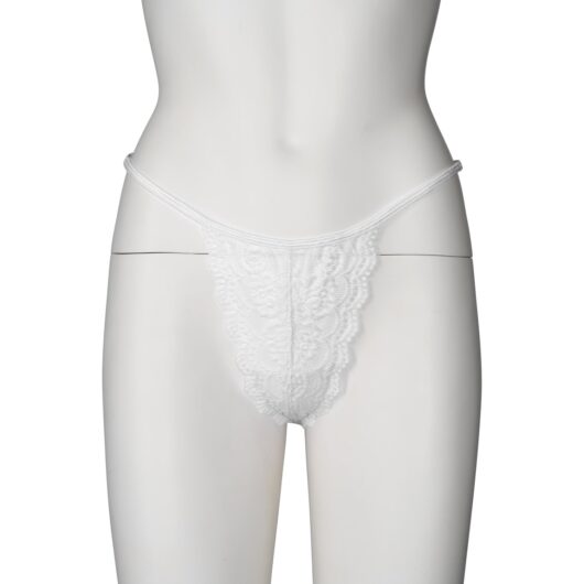 NORTIE Saga Lace G-String - White - One size