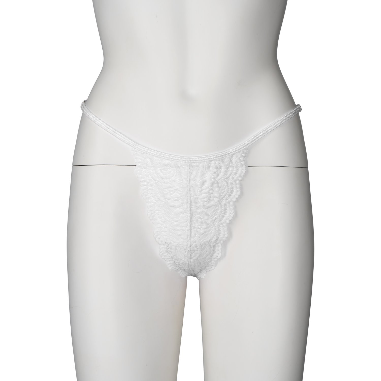 NORTIE Saga Lace G-String - White - One size
