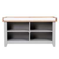 Hallway Bench With Open Shoe Tidy